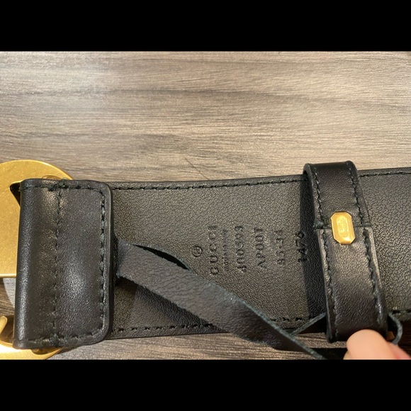 Gucci Double G wide belt size 34 - Picture 4 of 4